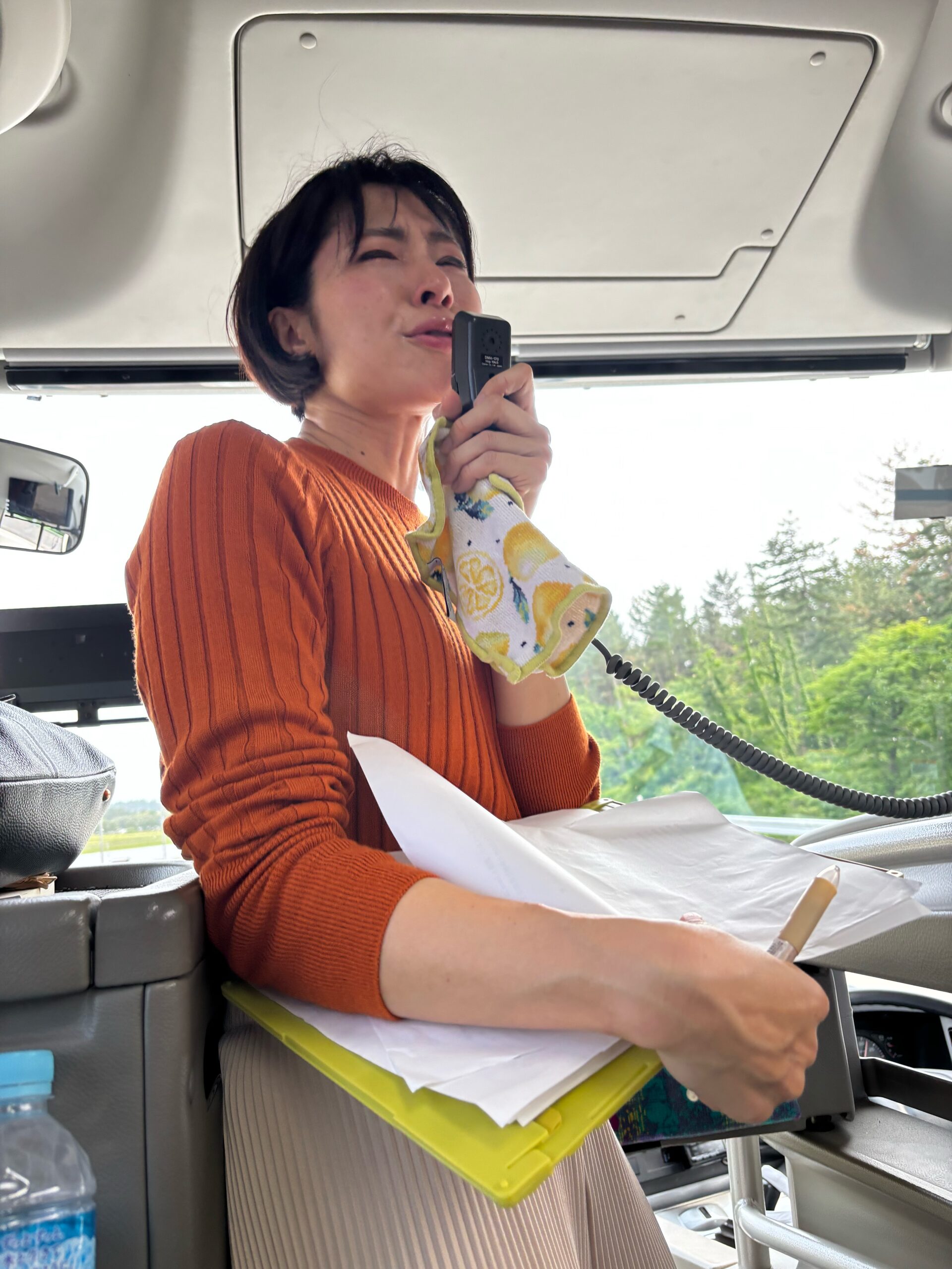ガイド役をつとめて頂いた地元のマルチタレントのナマリーさん